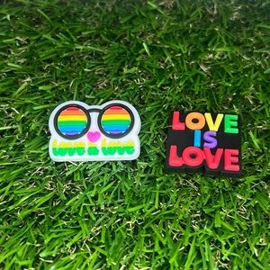 🌼 (5/$10 or 10/$15) LBGTQ Pride Fun Croc Charm Collection